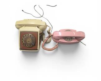 Vintage rotary phones