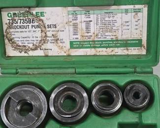 GREENLEE knockout punch set