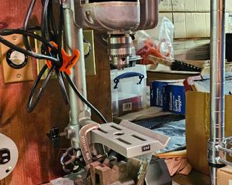 vintage drill press