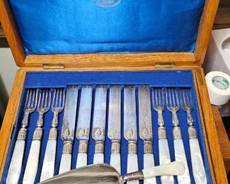 antique silverware