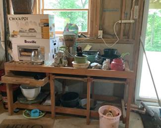 Potting table $125