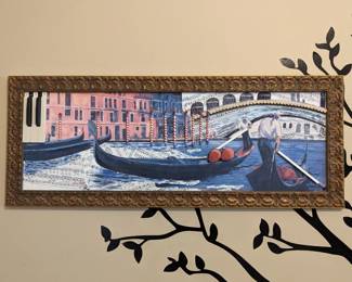 Mixed media painting