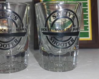 Shot Glass Salty's Heavy Weight Shooter Lick It Suck It Slam It