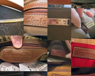 Designer purses labels