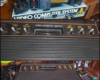 Atari game system in BX with all parts & 2 games