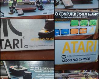 Atari game system in BX with all parts & 2 games