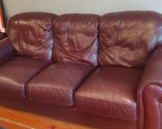 Lane leather sofa