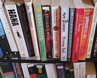 Lots of books located in the Boys Room first room on the right