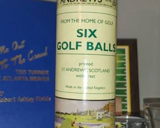 6 St. Andrews Logo Balls FROM Scotland