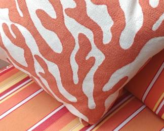 Coral Wave Brand Decorative Pillow