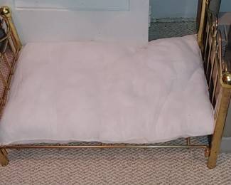 Brass American Girl doll bed