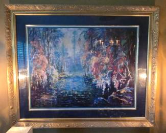 B.Sikes Limited edition print signed by the artist beautiful frame 1995. 112/950