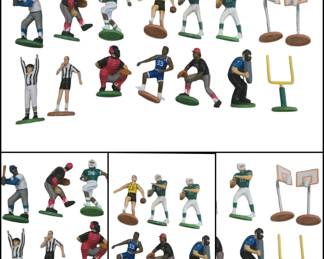 Vintage 2002 Big League Promotions Football And Baseball Figurine 3" tall