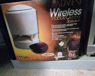 Advent Indoor Outdoor Wireless Speaker 900mhz Weather Resistant AW810