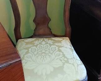 4 Antique Queen Ann Side Chairs( 3 are alike 1 is different)