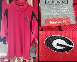 Georgia Bulldogs Polo men's large Nike golf casual stretch extra large