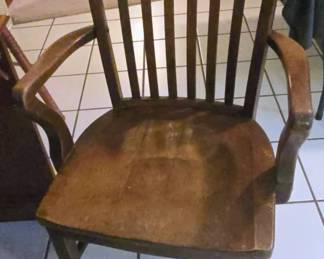 Oak arm chair