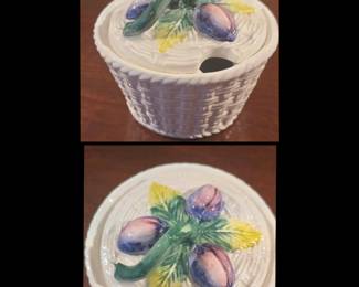 Handmade and Italy sugar dish