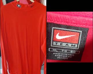 XL GA Logo Nike Team mock neck long-sleeve shirt