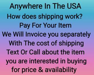 Kelly's Estate and Auction Company we ship anywhere in the USA venmo and cash app info at the end of the pictures