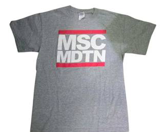 ORIGINAL 2011 MUSIC MIDTOWN RUN DMC LOGO GREY CONCERT SHIRT BlackKeys