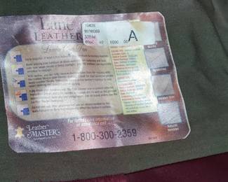 Lane Leather Furniture ( these tags are on the chair and ottoman the love seat and the sofa