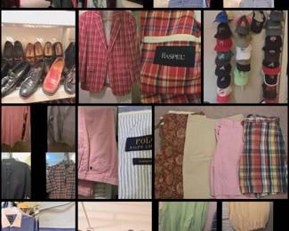 Designer men's clothing