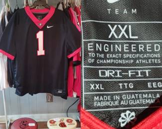 University of Georgia men's football jersey XX large