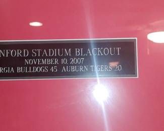 Sanford Stadium blackout November 10th 2007 Georgia Bulldogs 45 Auburn Tigers 20