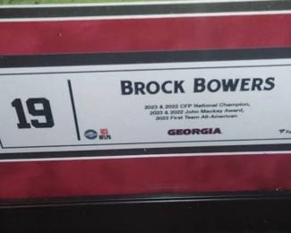 Brock Bowers Georgia Bulldogs Framed 5-Photo Collage