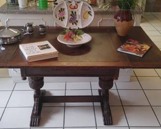 Spanish Revival Jacobian antique table