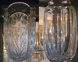 Crystal vases