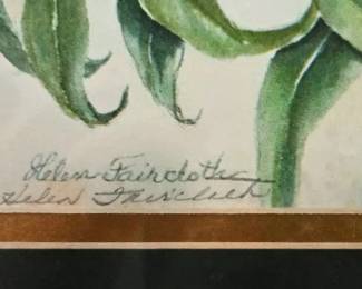 Helen Faircloth signed print