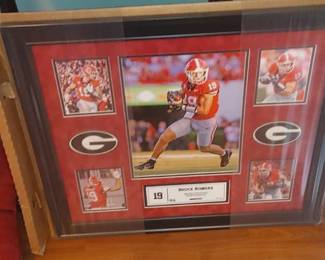 New in Box from Fanatics Brock Bowers Georgia Bulldogs Framed 5-Photo Collage