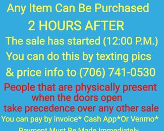 Can't make it to the estate sale? Cash apps and send my Links at the end of the pictures