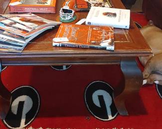 Large beautiful coffee table in the Georgia room
