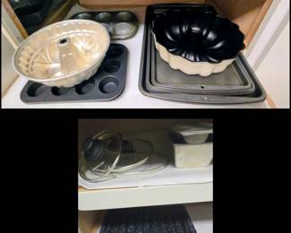 Cake pans -muffin tins-