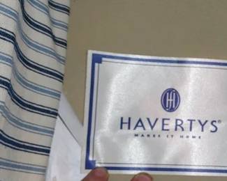 Havertys stipe sofa