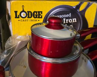 Lodge cast iron skillets