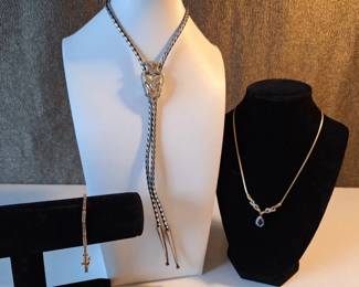 Vintage Black Hills Gold Bolo Tie, 10K Pendant Necklace  10K Bracelet