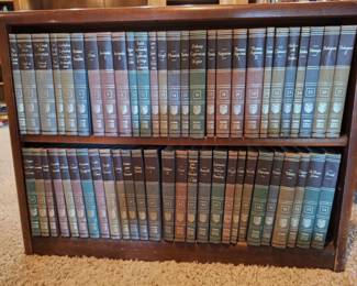 Great Books of the Western World 54Volume Set with Bookcase