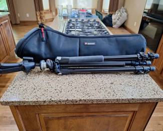 Manfrotto Camera Tripod with Carrying Case