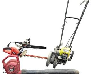Collection Of Lawn Care Equipment Used And Untested