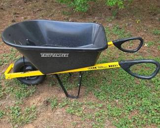 True Temper 6 Cu. Ft. Poly Wheelbarrow with Total Control Handles