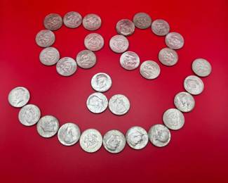 Lot 2 Of 2  40 Silver Kennedy Half Dollars