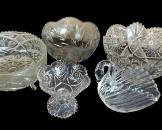 Vintage American Cut Glass Decor Bundle