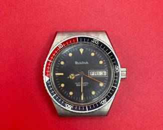Vintage Bulova Devil Diver Automatic Diving Watch