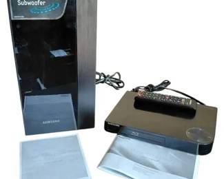 Samsung PSWF450 Wireless Active Subwoofer And Blue Ray Disk Player Bundle
