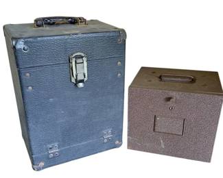 Vintage 8mm Film Projector In Case With Film Reels And Reel Case