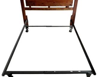Decorative Wooden Headboard With Full Size Bed Frame